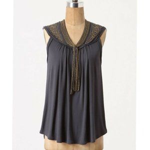 Anthropologie "Sparkling Bellini" Tank